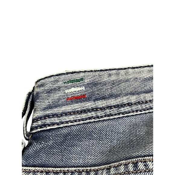 Y2K Diesel Mens Zatiny Selvedge Jeans 30x32 Fits 32x30 Boot Cut 8AT Wash italy - Picture 10 of 16